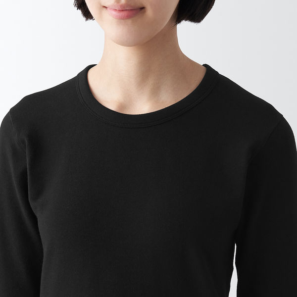 紳士 あったか綿 Vネック長袖Tシャツ | 無印良品