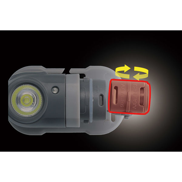 ジェントス CPヘッドライトマルチ電池式 CP-34DD 1個（直送品