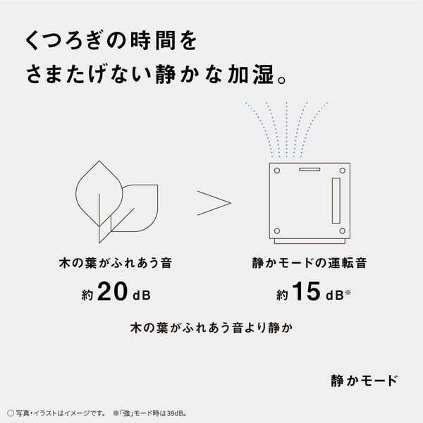 パナソニック FE-KXW07-W ヒーターレス気化式加湿器 19畳モデル ...