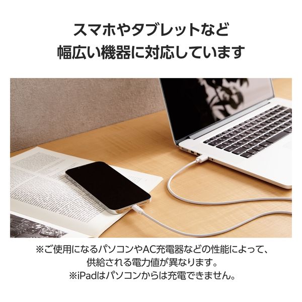 2本1m iPhone 充電器 アイフォンケーブル 白 アイフォンケー(7Yo1