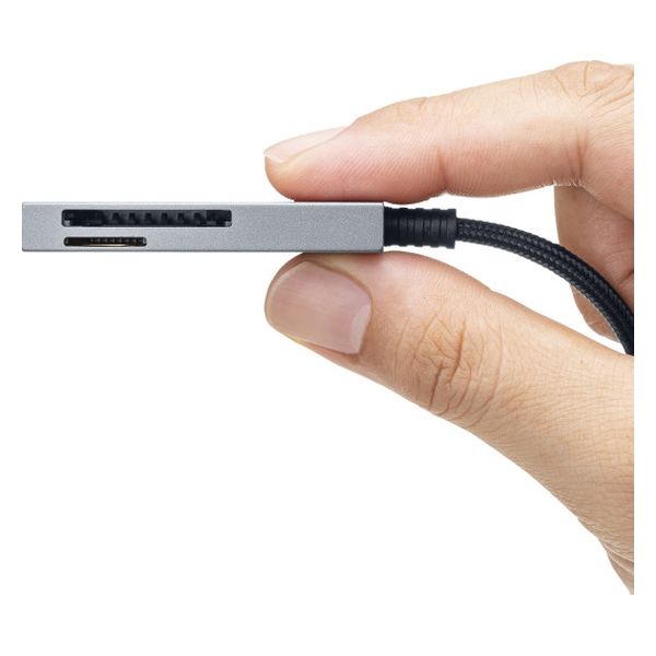 サンワサプライ USB3.2 Gen1 カードリーダー ADR-3MSD2S 1個 サンワサプライ USB3.2 Gen1 カードリーダー ADR-3MSD2S 1個