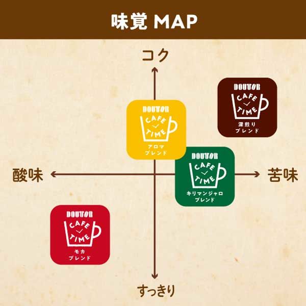 ドリップコーヒー】ドトールコーヒー カフェタイム ドリップパック 深 