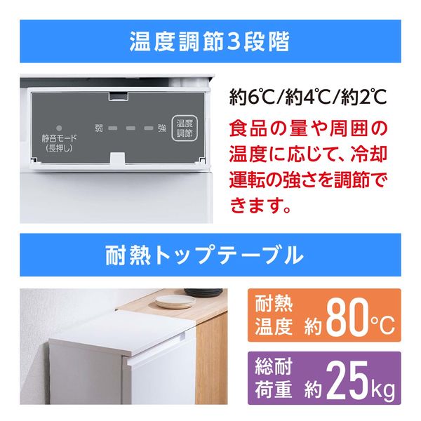 アイリスオーヤマ 奥行スリム冷蔵庫 66L IRSN-7A-W 1台 - アスクル アイリスオーヤマ 奥行スリム冷蔵庫 66L IRSN-7A-W 1台 - アスクル