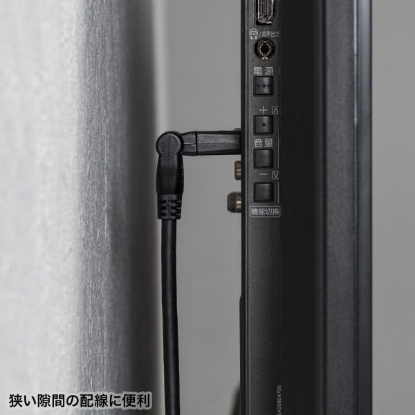 サンワサプライ ハイスピードHDMIケーブル(3Dコネクタ)(ブラック サンワサプライ ハイスピードHDMIケーブル(3Dコネクタ)(ブラック