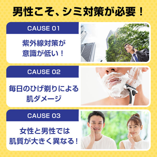 メラノCC Men 薬用 しみ集中対策 美容液 20ml 1個 ロート製薬 - アスクル