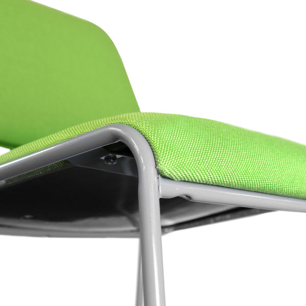 【軒先渡し】ナカバヤシ スタッキングチェア NSF ファブリック グレー NCS-NSFF00205GY 1セット(5脚入)（直送品） ナカバヤシ グレー