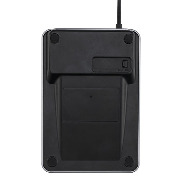 テンキーボード 有線 ショートカット22個付き USB-A接続 グレー テンキーボード 有線 ショートカット22個付き USB-A接続 グレー