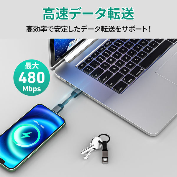 Amazon.co.jp: Lightningケーブル L型 carplay対応 MFi認証 充電