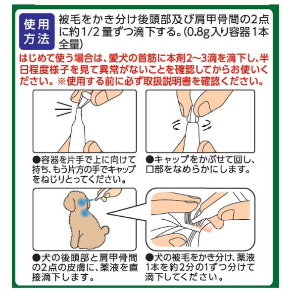 薬用ショットオン 小型犬用 約1ヶ月分 3本入 アース・ペット - アスクル