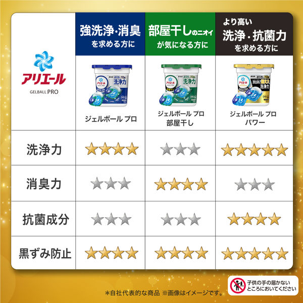 アリエール ジェルボール PRO 詰め替え ハイパージャンボ 1個（31粒入） 洗濯洗剤 P＆G