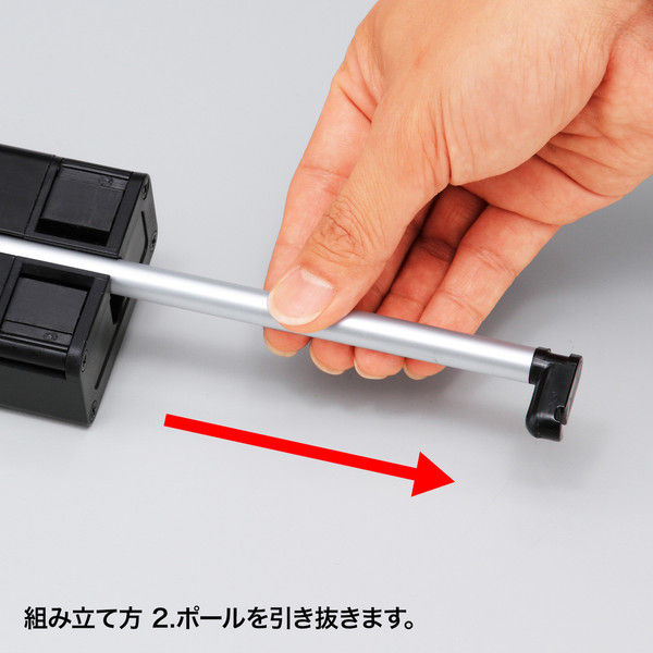 「特価」サンワサプライ プロジェクタースクリーンPRS-K40K 40インチ PRS-K40【プロジェクタースクリーン（机上式）】軽量でスマート