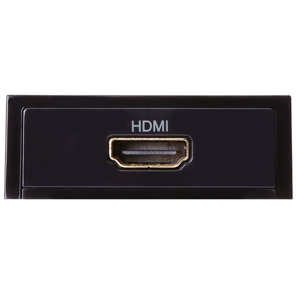 VGA→HDMI 変換アダプター VGA[メス] - HDMI[メス] 3.5φ アップ