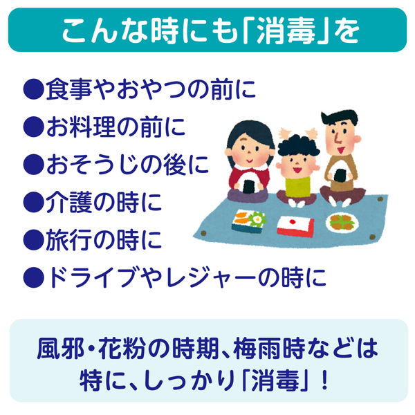 ウェットティッシュ オファー アルコール消毒 携帯用 28枚入 エリエール薬用消毒できるアルコールタオル 大王製紙