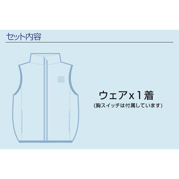ブレイン BRー060ー1ハーネス対応 空調ベスト服のみピンク