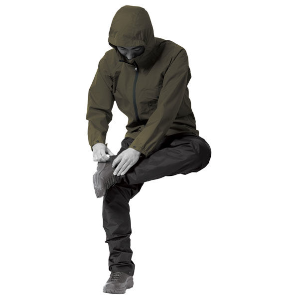 Makku（マック） さりげないレインウェアセットアップ カーキ S