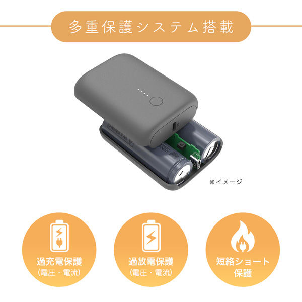 MOTTERU 国内最小・最軽量PD対応 10000mAhモバイルバッテリー