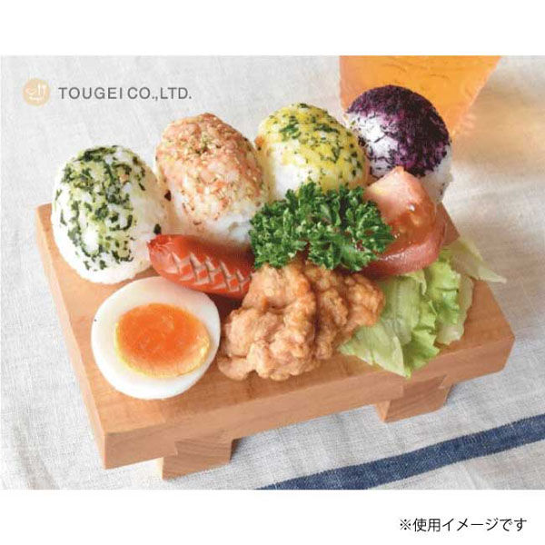 藤芸 SUSHIGETA 寿司下駄 ビーチ 中 1セット(2個)（直送品） - アスクル