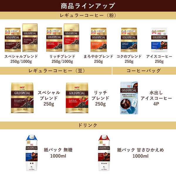 UCC上島珈琲 UCC ゴールドスペシャル アイスコーヒー 無糖 1L 1