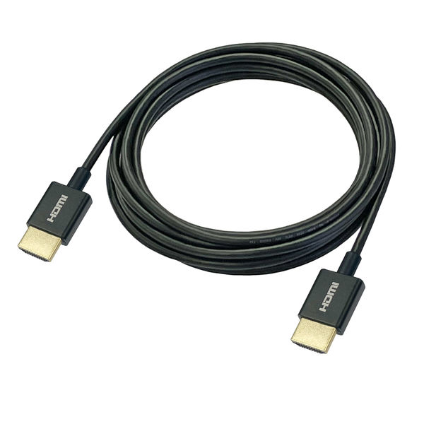 HDMI ケーブル 3m 8K対応 スリム 直径3.6mm マジックテープ付き VV