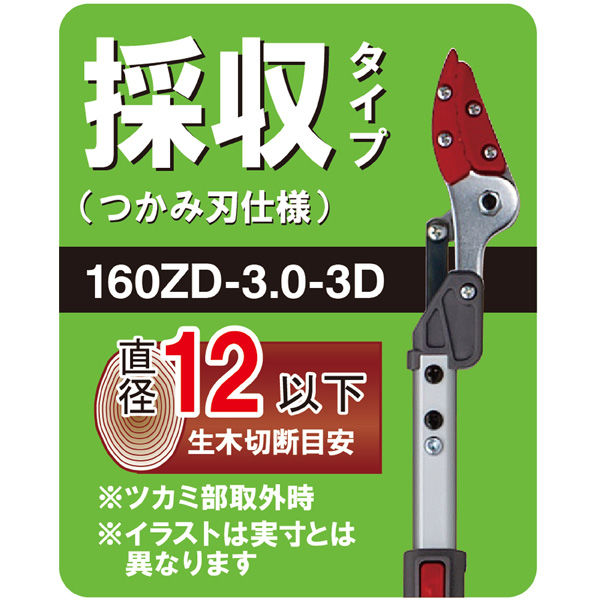 アルス 160ZD-3.0-3D ズームチョキエコノ 採集型 1本 アルス