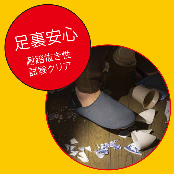山善 YAMAZEN 防災スリッパ 安全靴基準クリア かかとゴム付き 山善 YAMAZEN 防災スリッパ 安全靴基準クリア かかとゴム付き