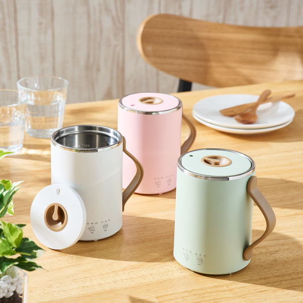 弁当型炊飯器とマグカップケトル　ミントグリーン おひとりさま用超高速弁当箱炊飯器(白/藍色/さくら色) | 【公式