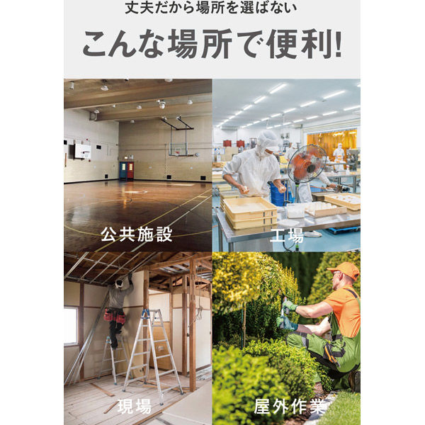 CATERPILLAR 45cmフロアーファン羽根軸180°半回転機能付工業扇 HV