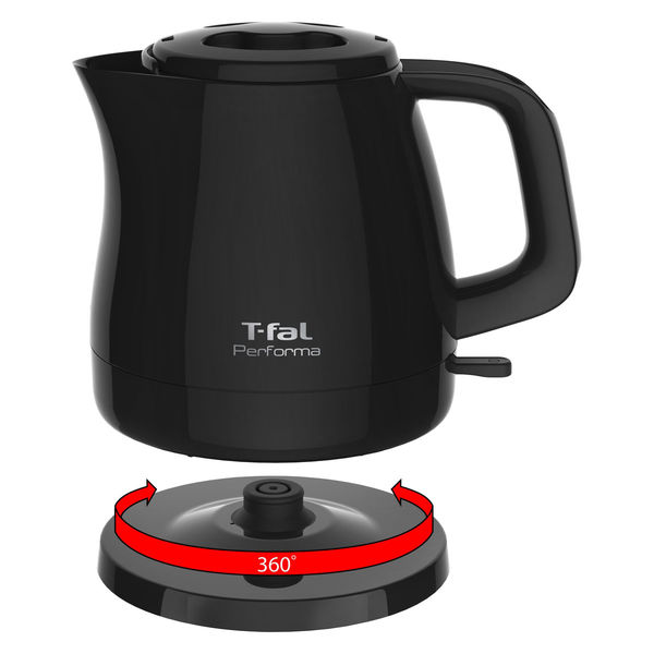 T-fal(ティファール)電気ケトル パフォーマ ブラック 0.8L T-fal(ティファール)電気ケトル パフォーマ ブラック 0.8L