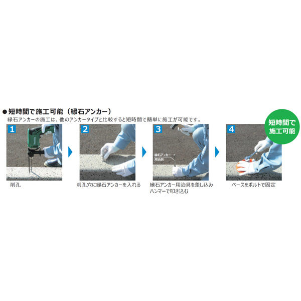 【要施工】積水樹脂 車線分離標 ポールコーンCITY R 1本脚（小穿孔）タイプ H400mm 赤 PCCTR-40RW-FT-T5 1本（直送品）