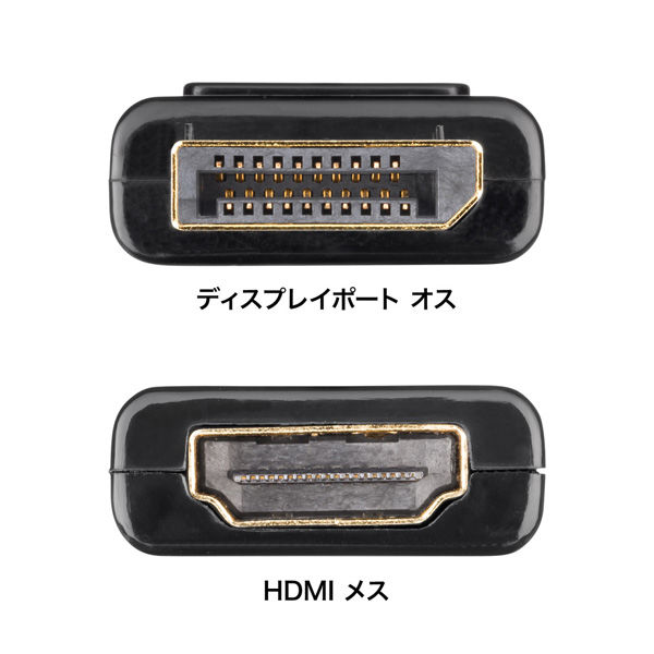 サンワサプライ DisplayPort-HDMI 変換アダプタ HDR対応 AD-DPHDR01