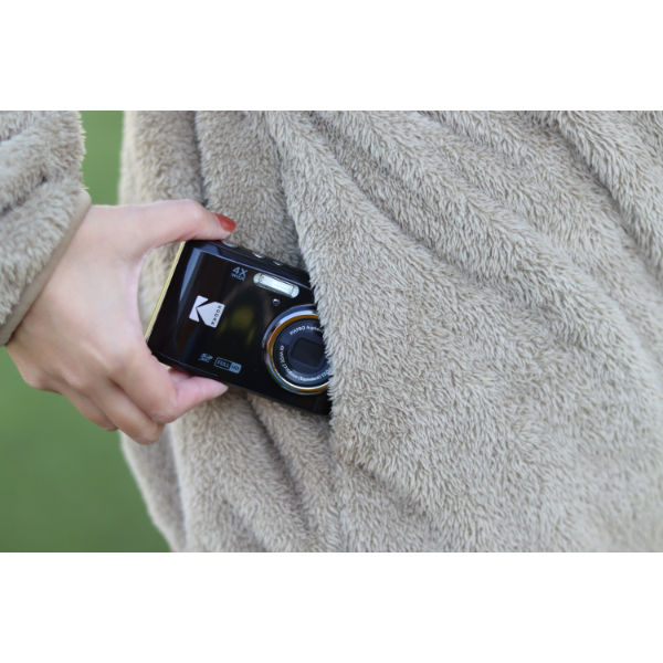 KODAK コンパクトデジタルカメラ 乾電池式 FZ45BK 1台 - アスクル