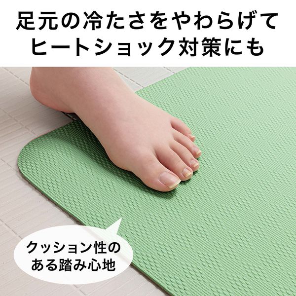 サンコー お風呂洗い場マット グリーン AF-10 1個 S0747 介援隊