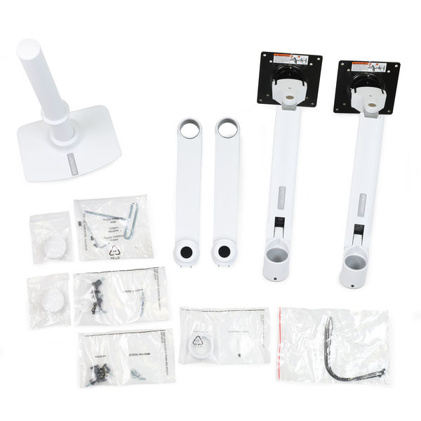 エルゴトロン LX デュアル モニターアーム 縦・横型 ホワイト 24インチ