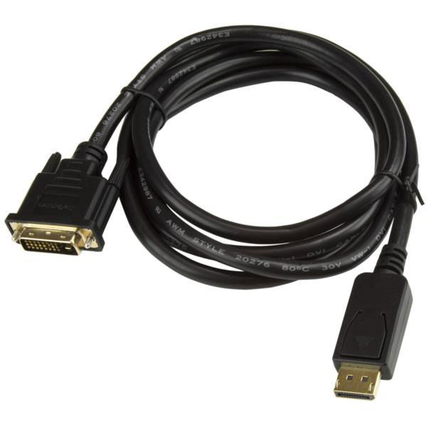 DisplayPort - DVI変換ケーブル／1.8m DP2DVI2MM6 1個 StarTech