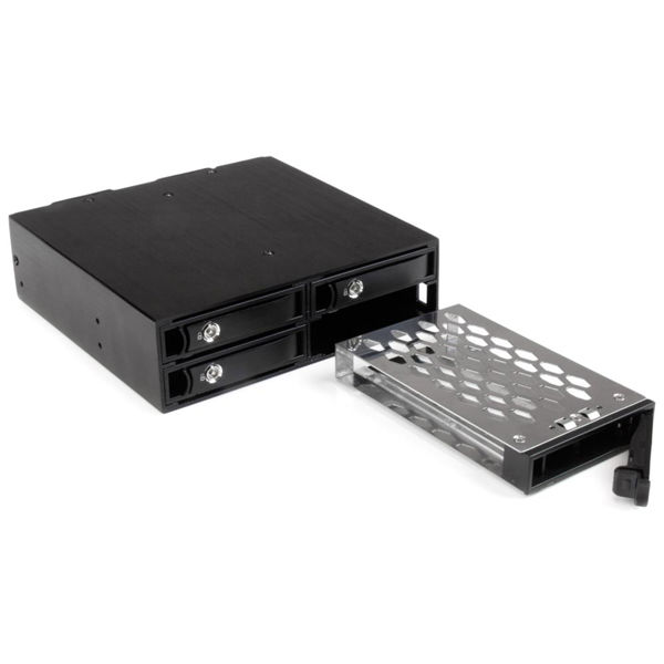 2.5インチSATA/SAS対応4xHDD/SSD増設ラック SATSASBP425 1個