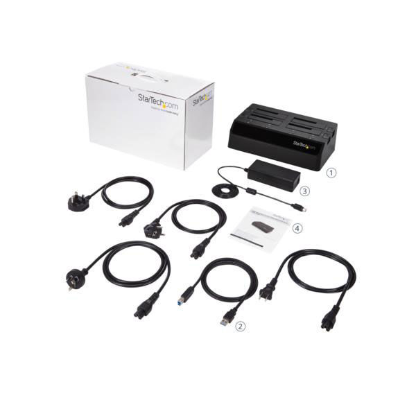 HDDスタンド/USB-A/4ベイ/2.5/3.5型 SDOCK4U33 1個 StarTech.com(直送品) HDDスタンド/USB-A/4ベイ/2.5/3.5型 SDOCK4U33 1個 StarTech.com(直送品)