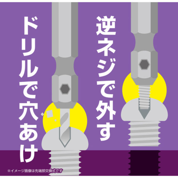 アネックスツール なめたネジはずしビット1本組 M2．5～3ネジ用