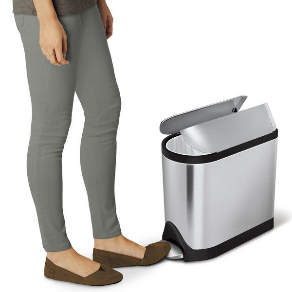 simplehuman（シンプルヒューマン） バタフライステップカン 10L
