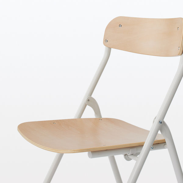 無印良品 折りたたみ椅子 木製 - 椅子