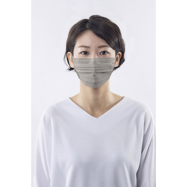 アイリスオーヤマ 美フィットマスク ふつう 30枚入 アッシュ