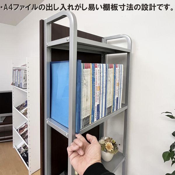 軒先渡し】日本住器工業 突っ張り式間仕切りラック キャスター付