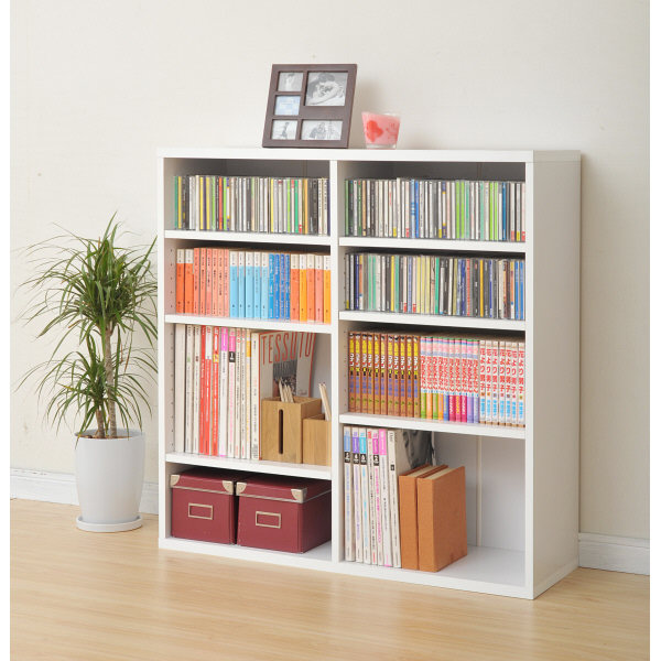 L*i様 ホワイトオープンシェルフ 引き出し付き 楽天市場】【MAX70%OFF！1月24日・25日限定☆】シェルフ ラック