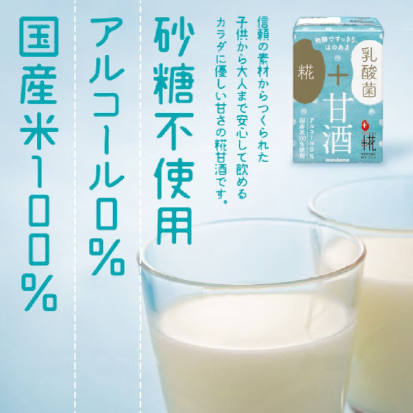 【紙パック】マルコメ プラス糀 糀甘酒LL 乳酸菌 100ml 1箱（12本入）