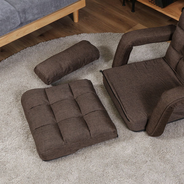 不二貿易 4WAY座椅子 212 ダークブラウン 35498 1台（直送品） - アスクル