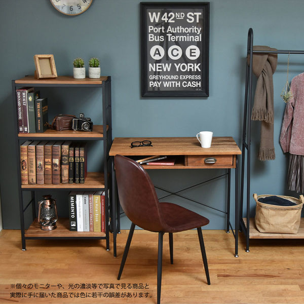 B.Bファニシング ZAGA 天然木棚板ラック 幅600x奥行350x高さ1160mm