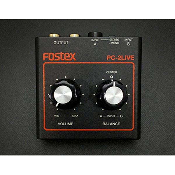 FOSTEX リスニング/ギター練習用 小型・軽量ボリューム・コントローラー PC2LIVE 1個（直送品）