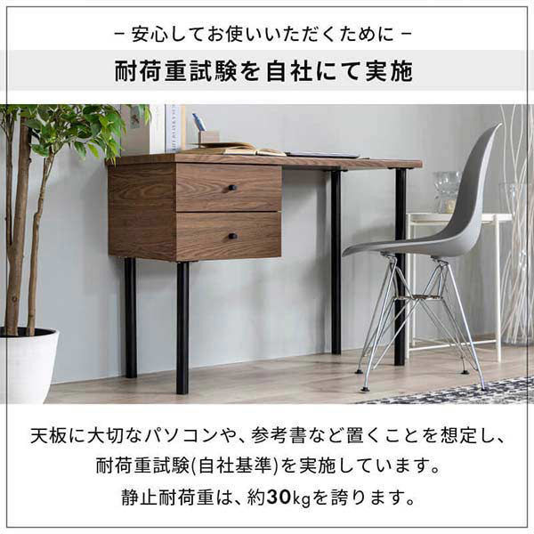 三栄コーポレーション 引き出し2杯付き シンプルモダンデスク 三栄コーポレーション 引き出し2杯付き シンプルモダンデスク