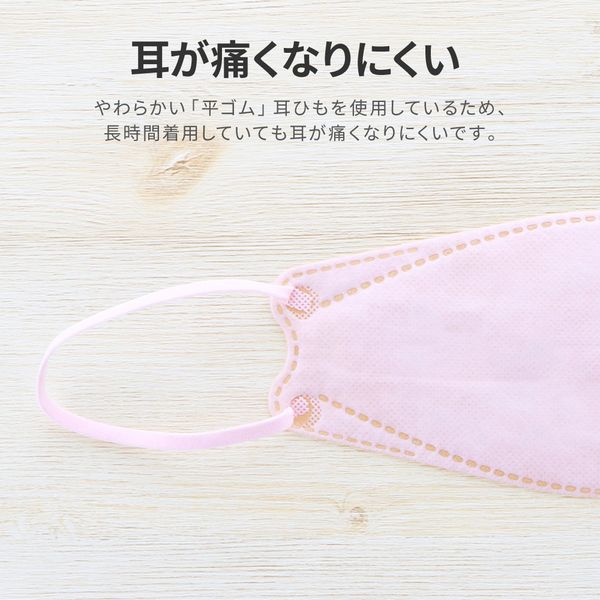 ネオマスク/立体型/不織布/4層/パレットカラー/ラベンダー/ふつう/40パック 肌なじみの良い4色2タイプの不織布マスク「NEO MASKパレット