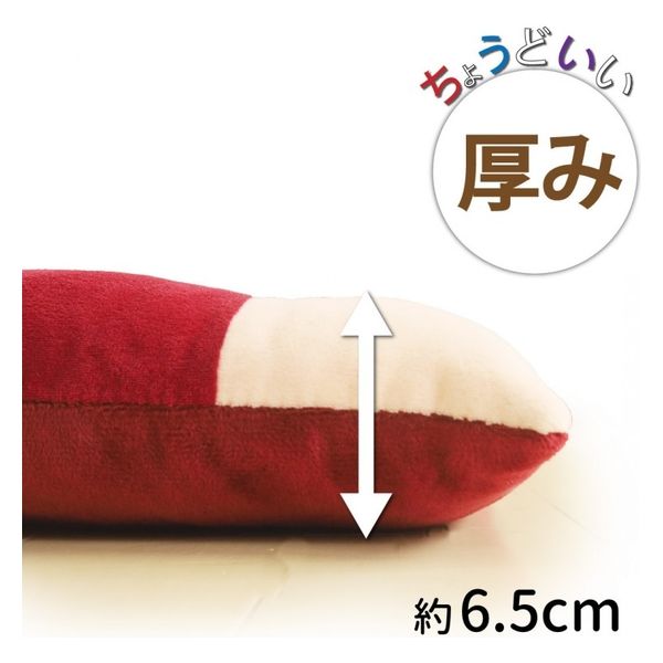 未使用 オリジナルクッション 座布団 赤 レッド red バカラ 紙袋付き 置物用ミニ座布団 綸子 赤（小） [CP5] : 人形の東籬 - 通販