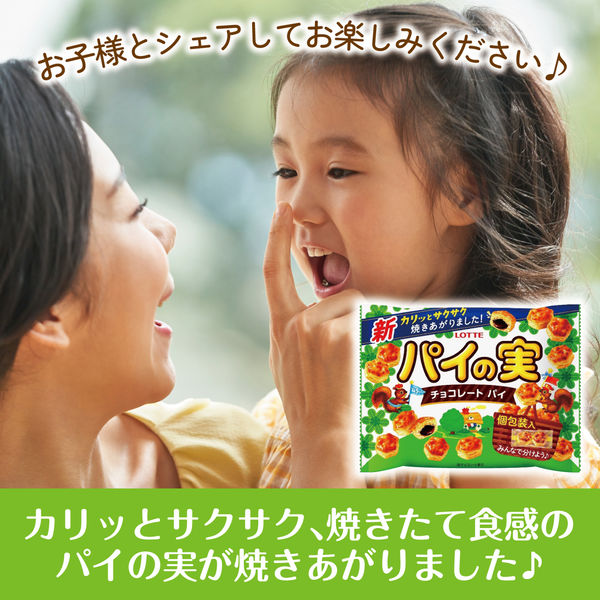 パイの実シェアパック 1個 ロッテ チョコレート 個包装 小分け